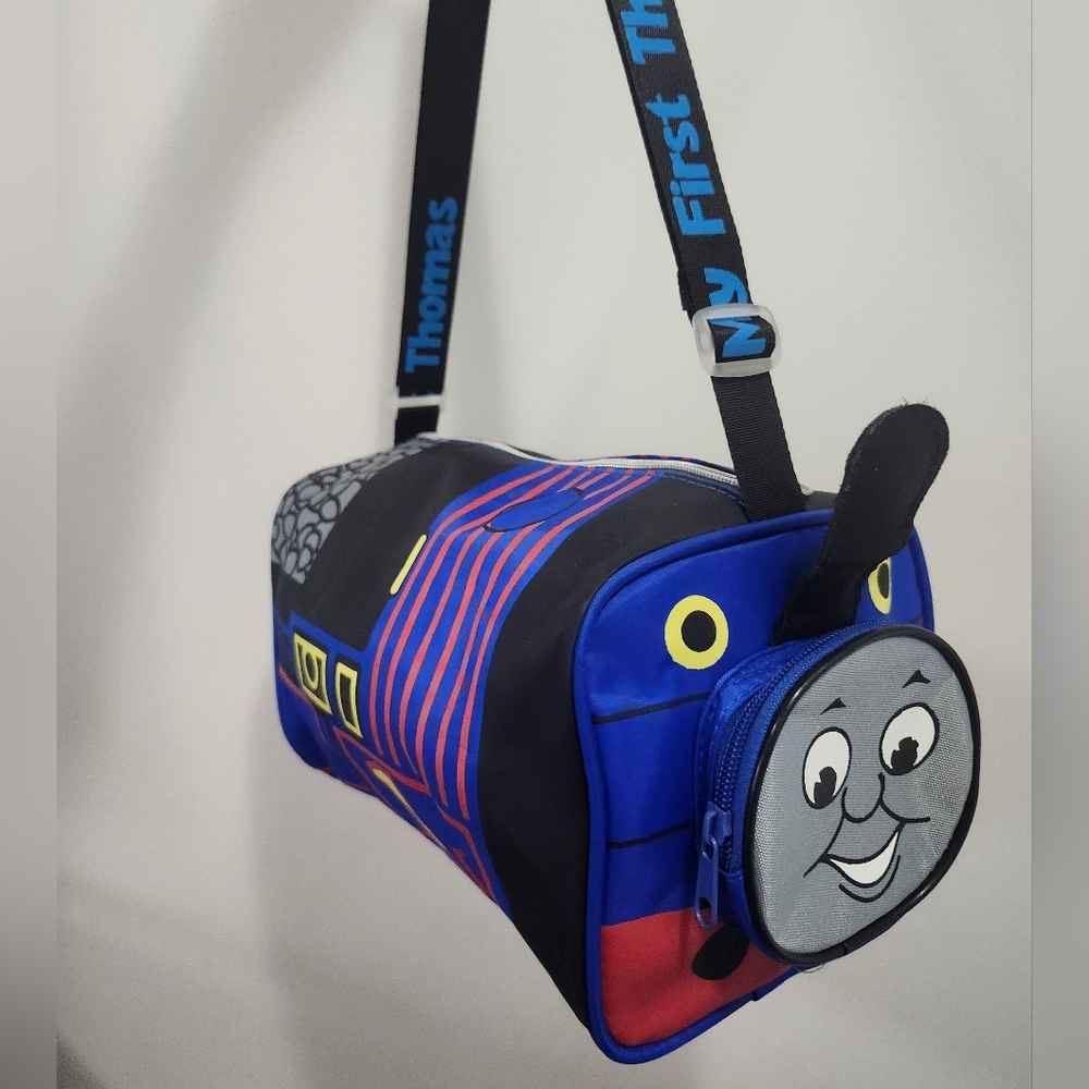 Thomas the Tank Engine Blue Crossbody Bag  Train Storage Organizer - Picture 2 of 9